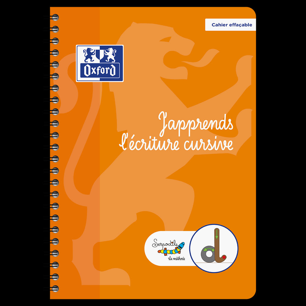 J'apprends l'écriture cursive # Format A5 - Effaçable