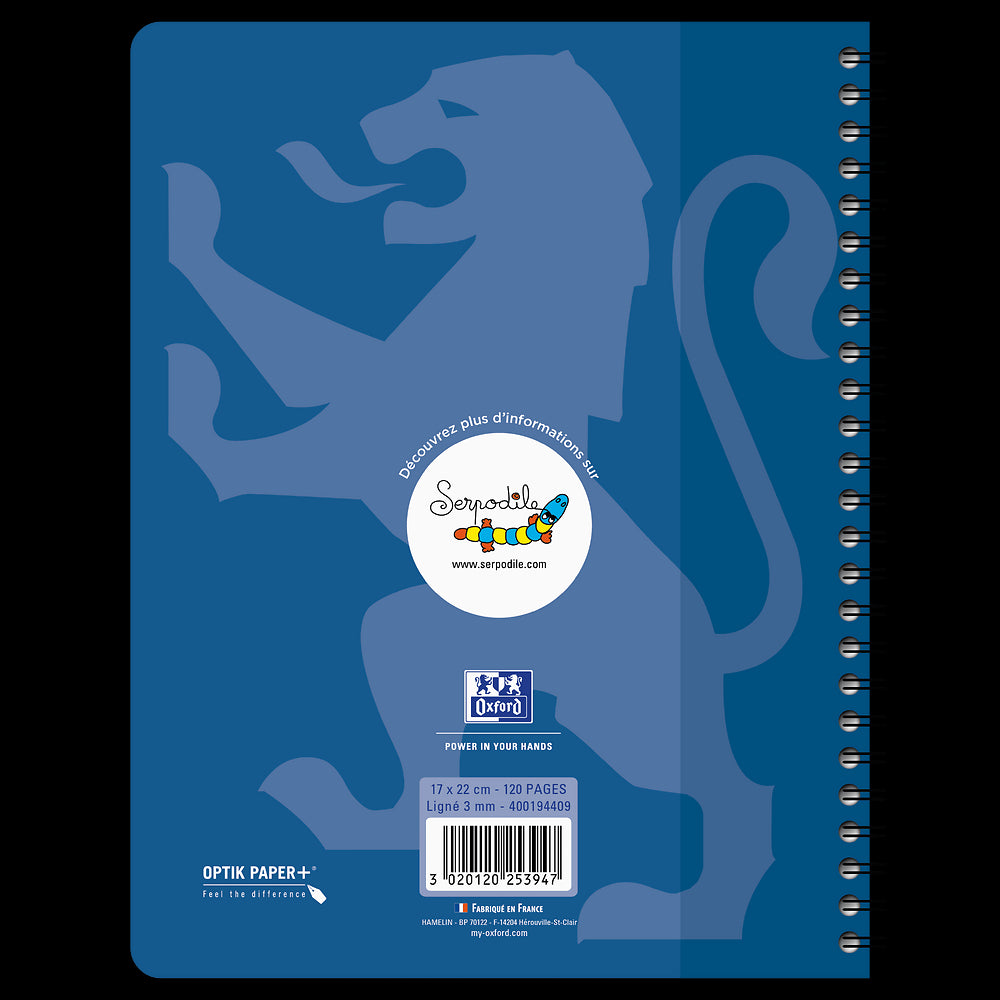 Cahier de textes DYS # 17x22 - ligné 3mm