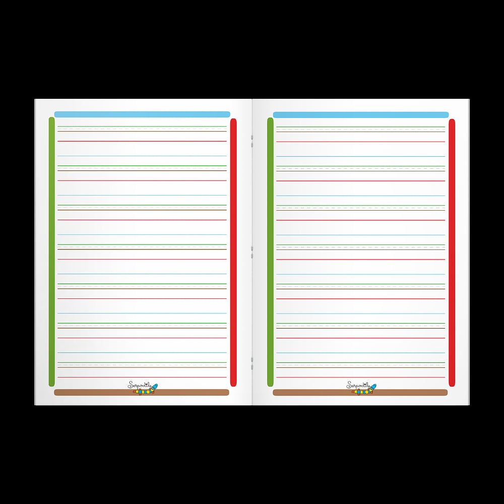 Cahier DYS ligné 5mm # 24x32 - 48 pages - niveau 2