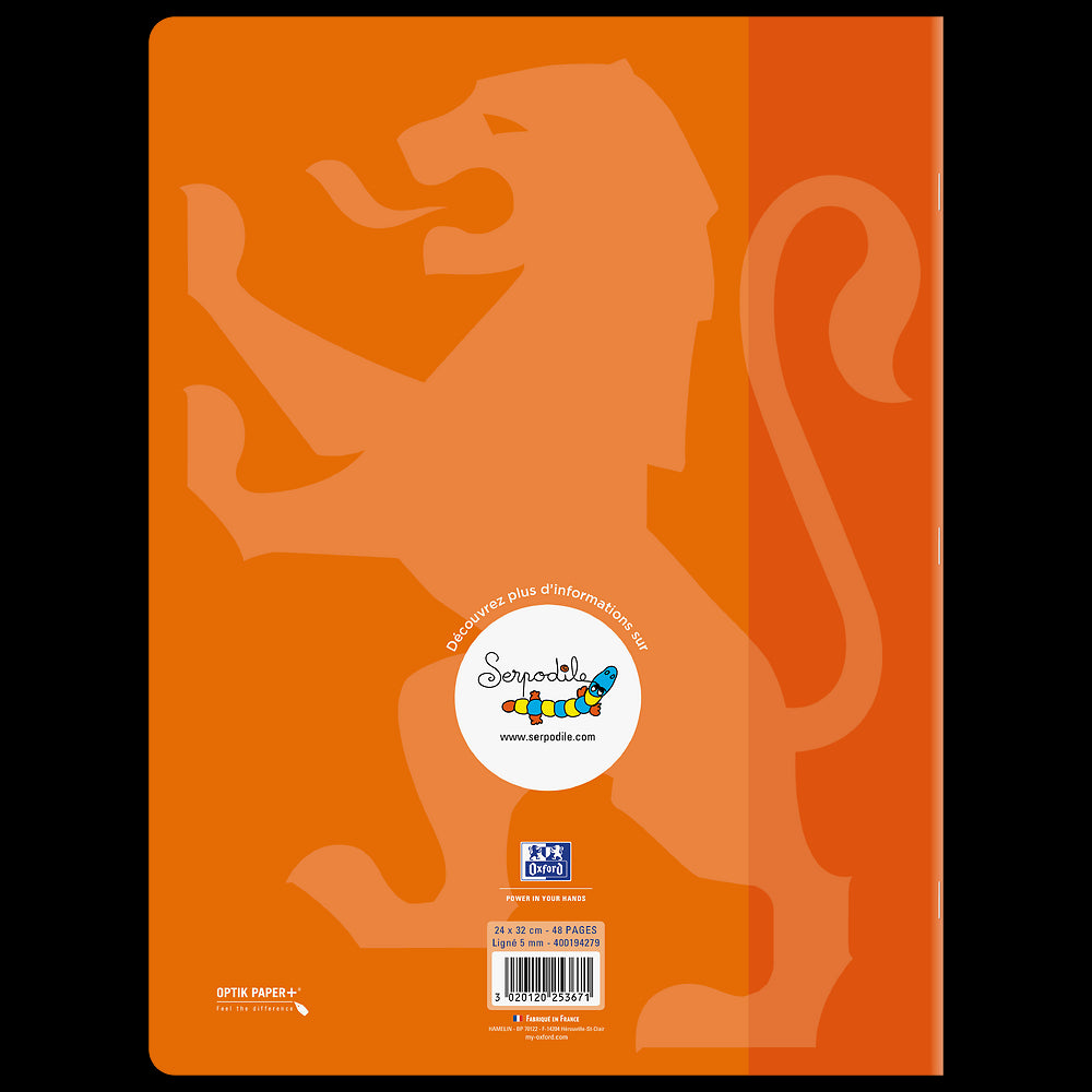 Cahier DYS ligné 5mm # 24x32 - 48 pages - niveau 2