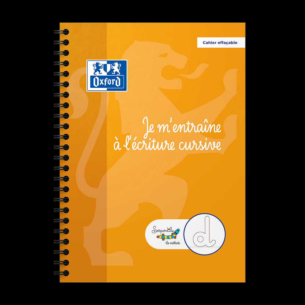 Je m'entraine à l'écriture cursive # Format A5 - Effaçable