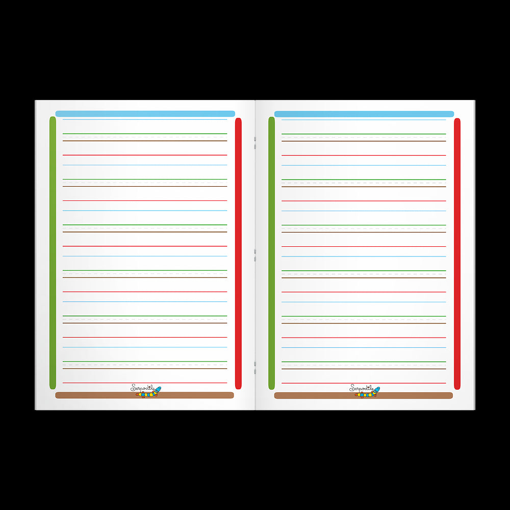 Cahier DYS ligné 7mm # 21x29,7 - 48 pages - niveau 1