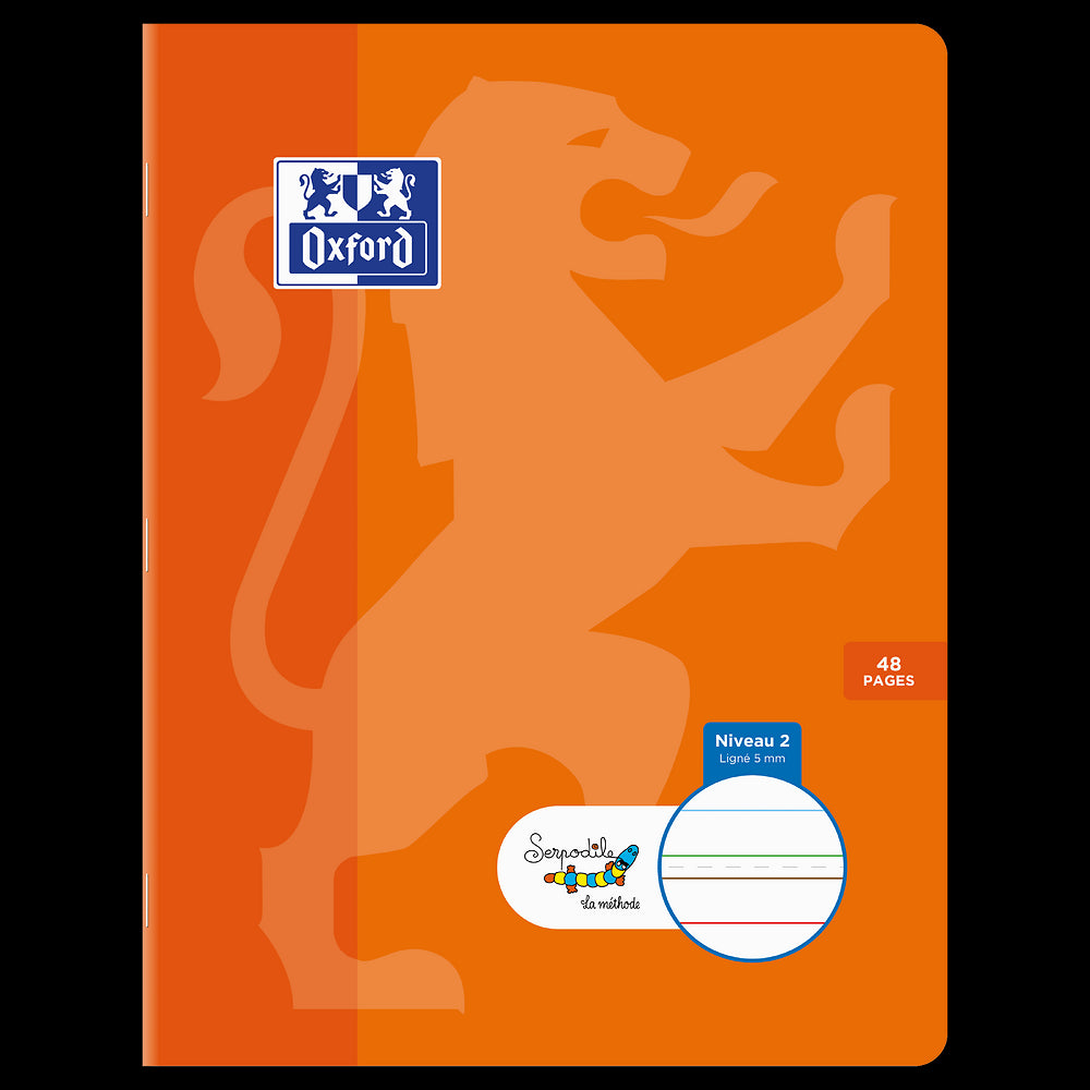 Cahier DYS ligné 5mm # 17x22 - 48 pages - niveau 2