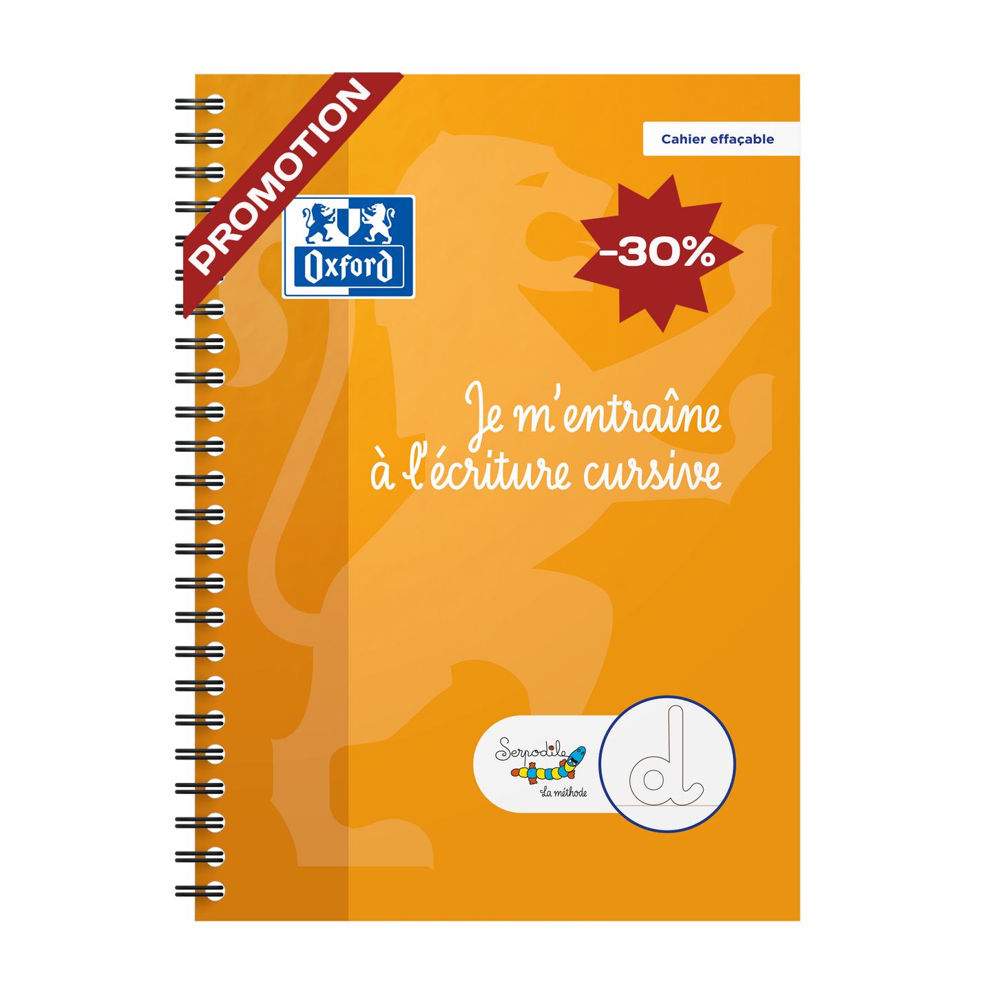 Je m'entraine à l'écriture cursive # Format A5 - Effaçable