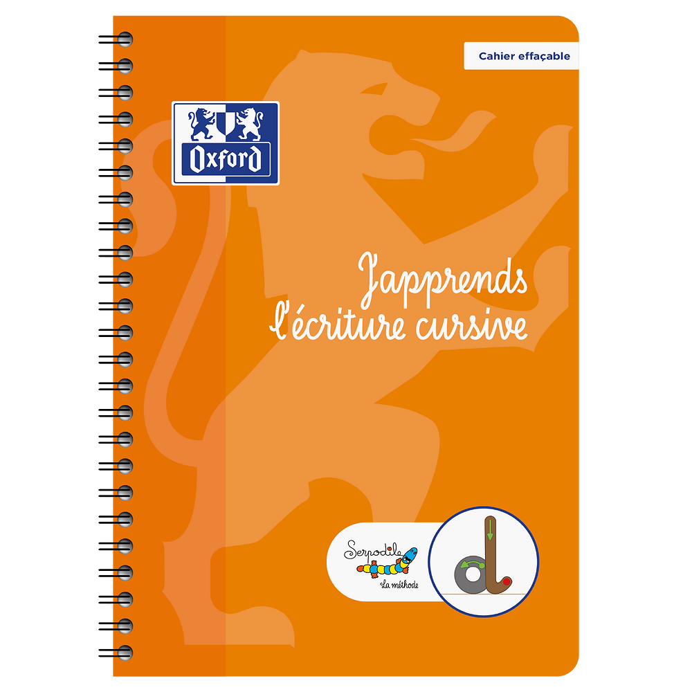 Cursive Rail J'apprends l'écriture cursive 2en1 # Format A5 - Effaçable – Serpodile ...