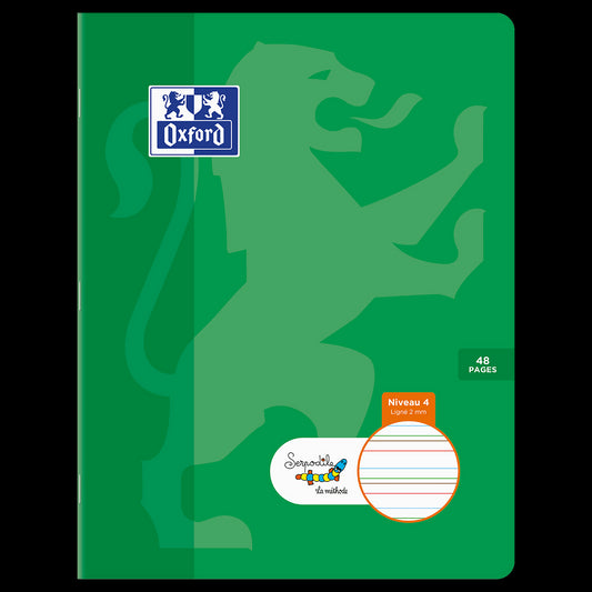 Cahier DYS ligné 2mm # 17x22 - 48 pages - niveau 4