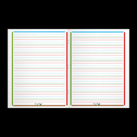 Cahier DYS ligné 3mm # 17x22 - 48 pages - niveau 3