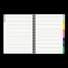 Cahier de textes  DYS # 17x22 - ligné 3mm