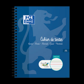 Cahier de textes  DYS # 17x22 - ligné 3mm