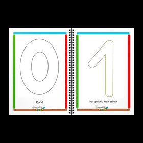 J'apprends à écrire les chiffres 2en1 # Format A5 - Effaçable