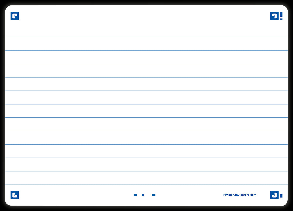 Flashcards FLASH 2.0 OXFORD # 80 cartes 10,5 x 14,8 cm - ligné