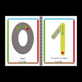 J'apprends à écrire les chiffres 2en1 # Format A5 - Effaçable