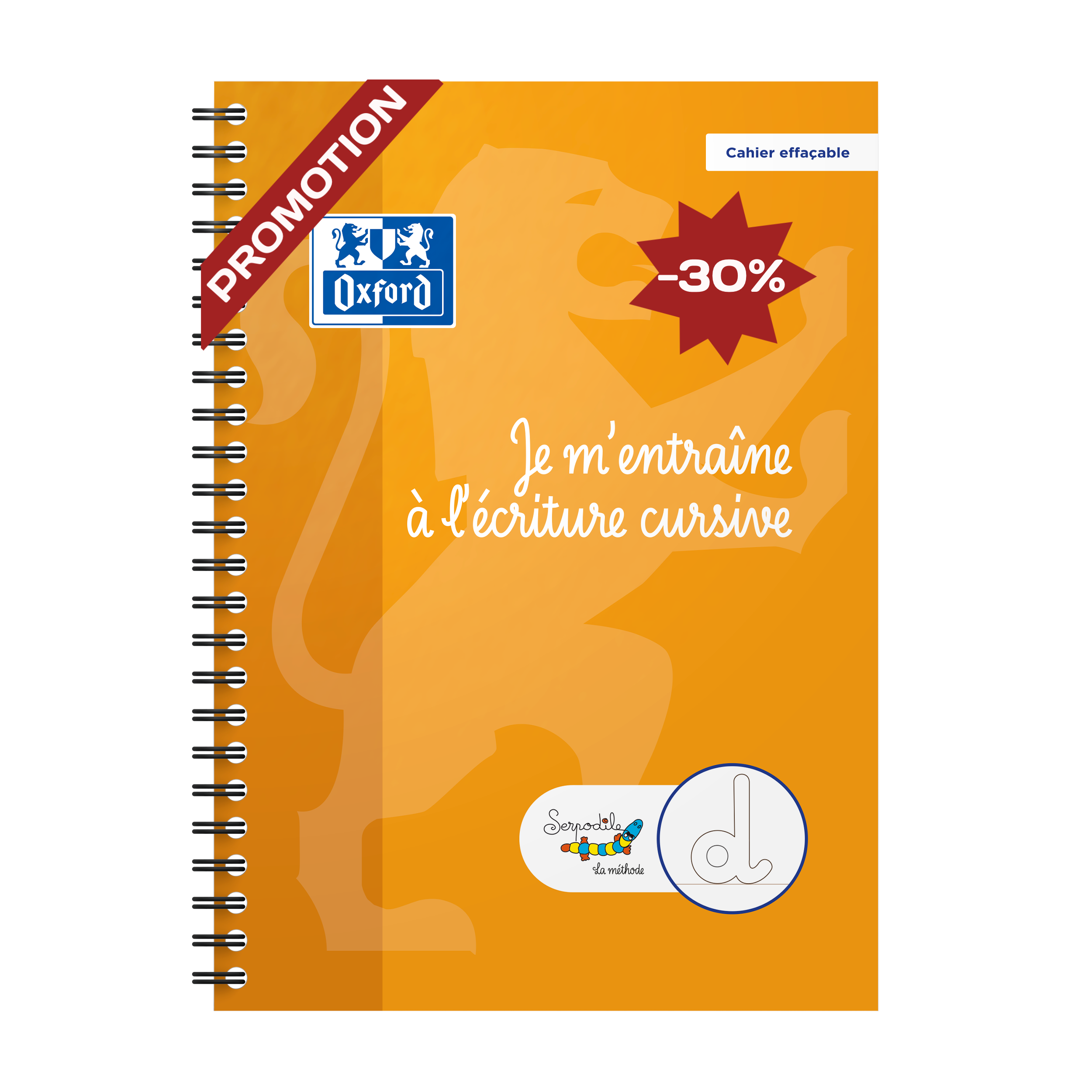 Je m'entraine à l'écriture cursive # Format A5 - Effaçable – Serpodile ...