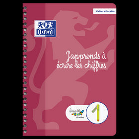 J'apprends à écrire les chiffres 2en1 # Format A5 - Effaçable